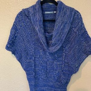 Poncho style sweater top